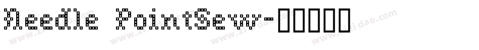 Needle PointSew字体转换